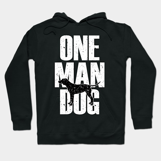 One man dog Hoodie by ARTSYILA